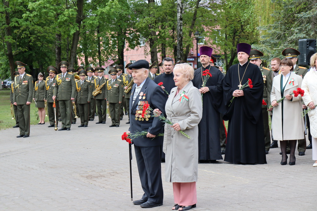 День Победы: торжественные мероприятия в Борисовском районе