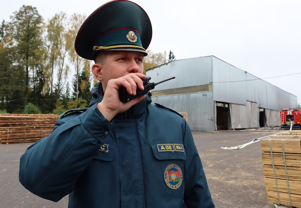 «Пожар» в столярном цеху (Стародорожский район)