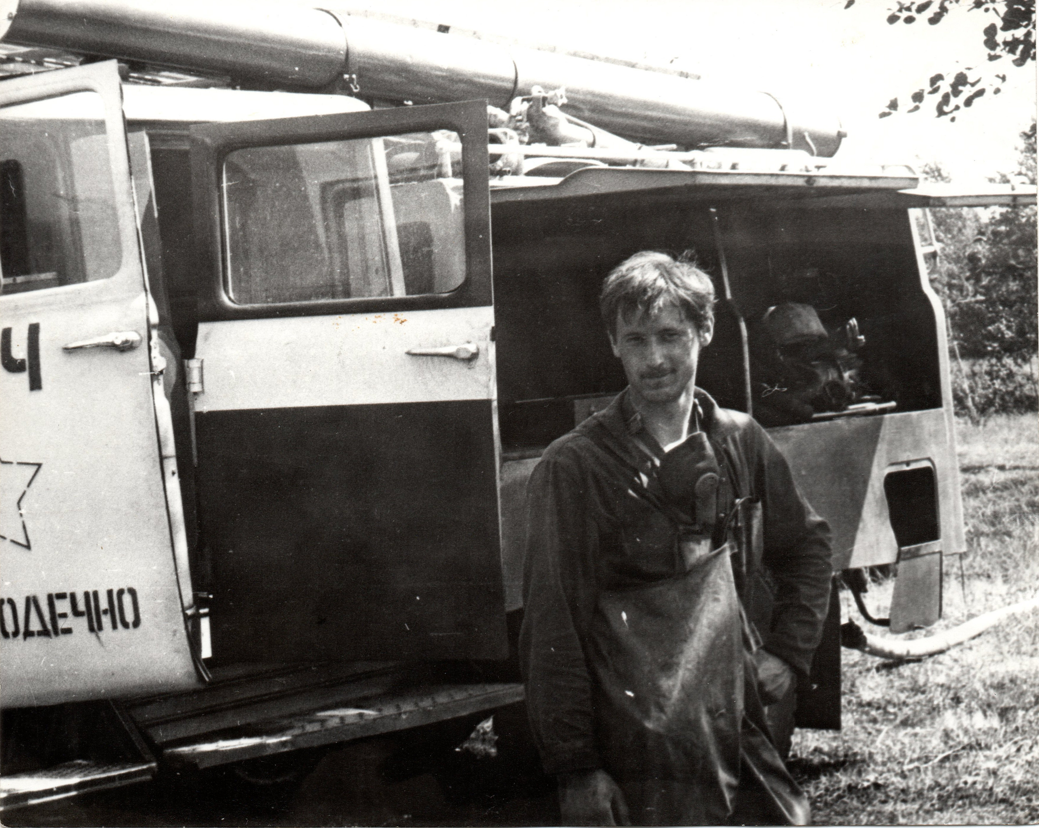 Пожарные в Припяти 1986