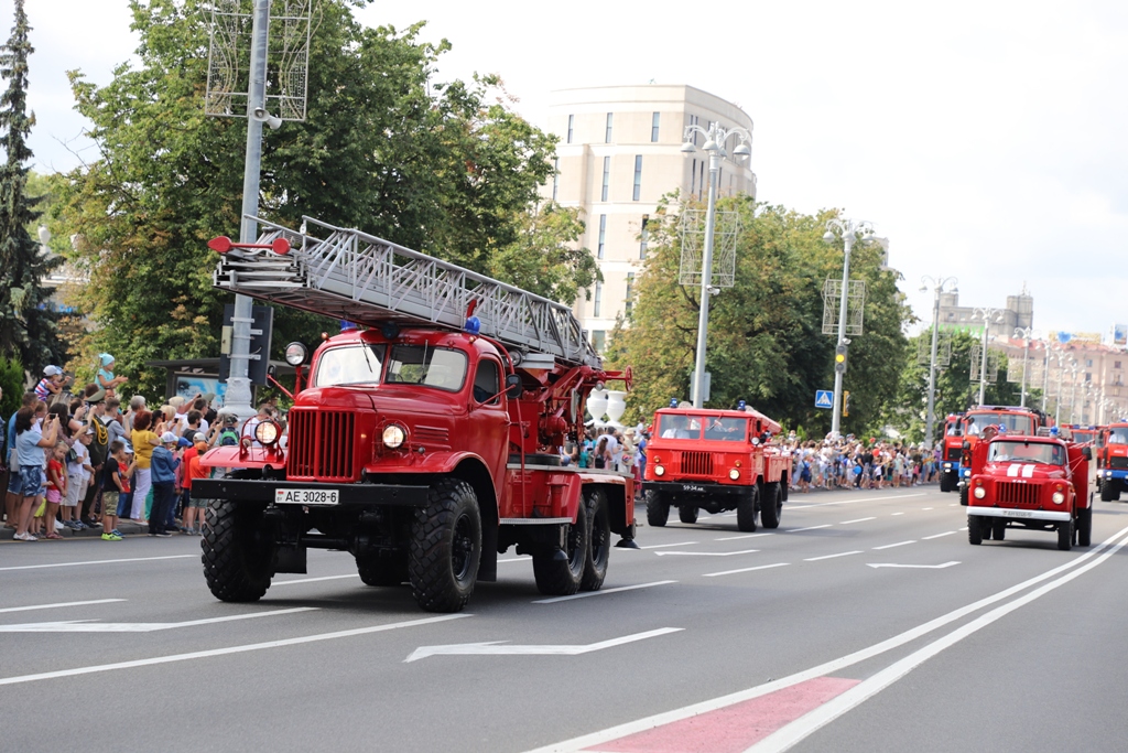 В Минске прошли празднования по случаю Дня пожарной службы Республики Беларусь