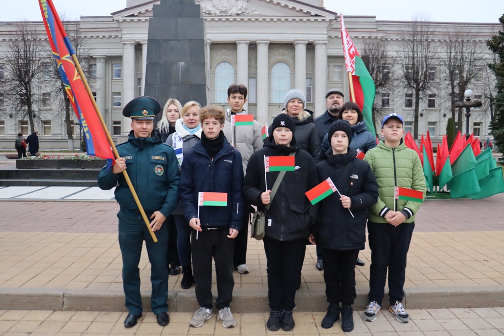 107 годовщину Дня Октябрьской революции отметили в Молодечно