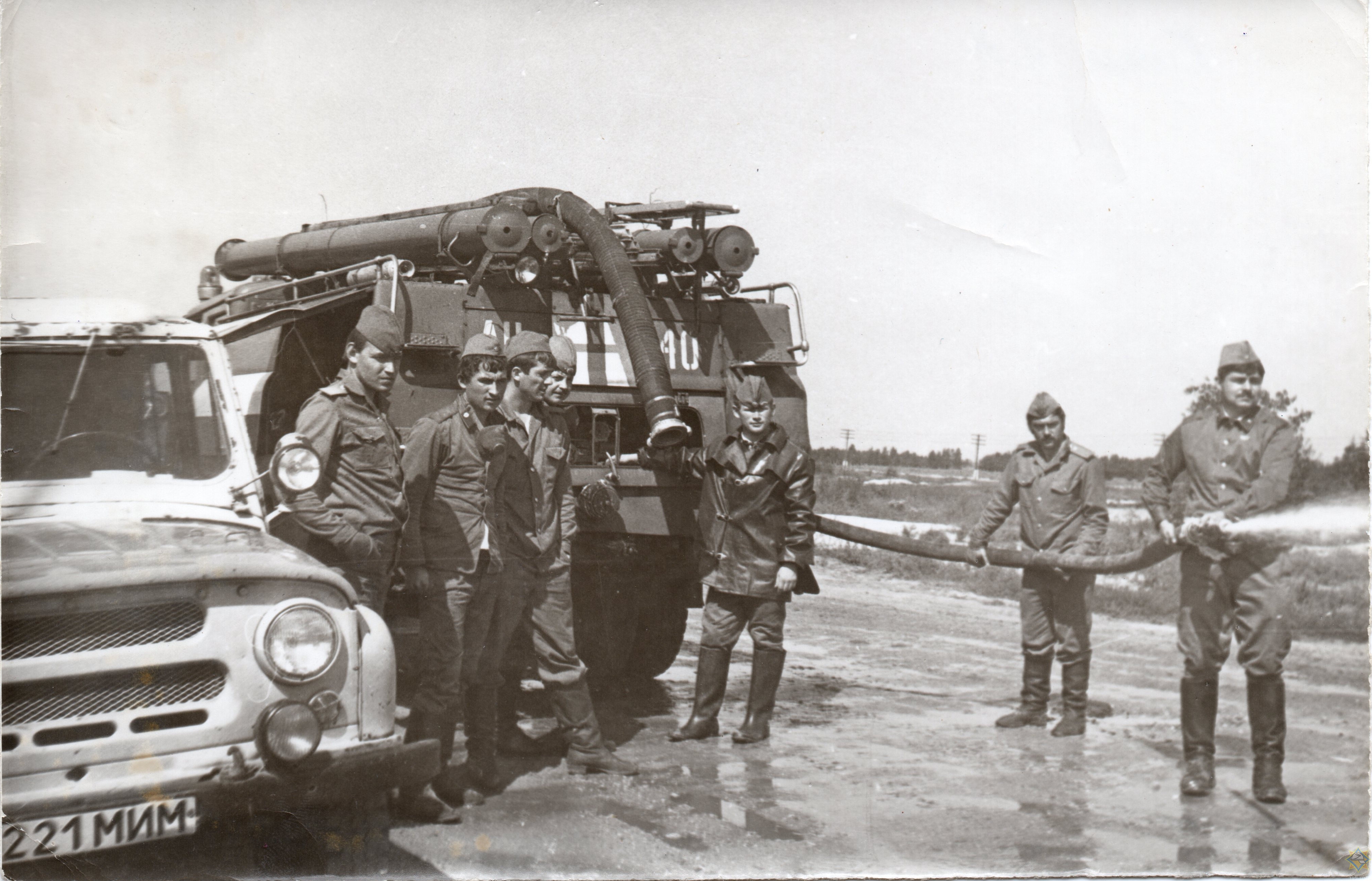 Пожарные в Припяти 1986
